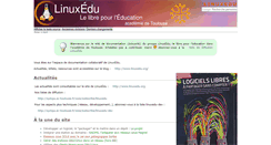 Desktop Screenshot of linuxedu.ac-toulouse.fr