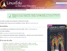 Tablet Screenshot of linuxedu.ac-toulouse.fr