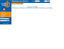 Tablet Screenshot of biblio.ac-toulouse.fr